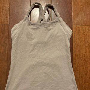 Lululemon Cross Back Mesh Tank